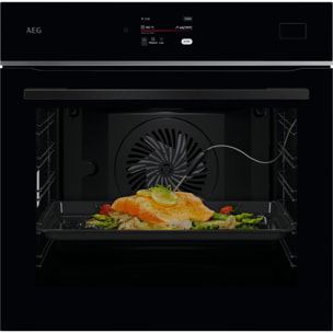 AEG Horno de vapor Serie 8000 MealAssist con SteamPro con Display CookSmart Touch 4,3 '', con WiFi TB8SB73ZAB