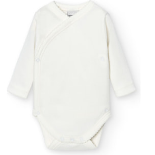 Body cruzado bebé manga larga algodón