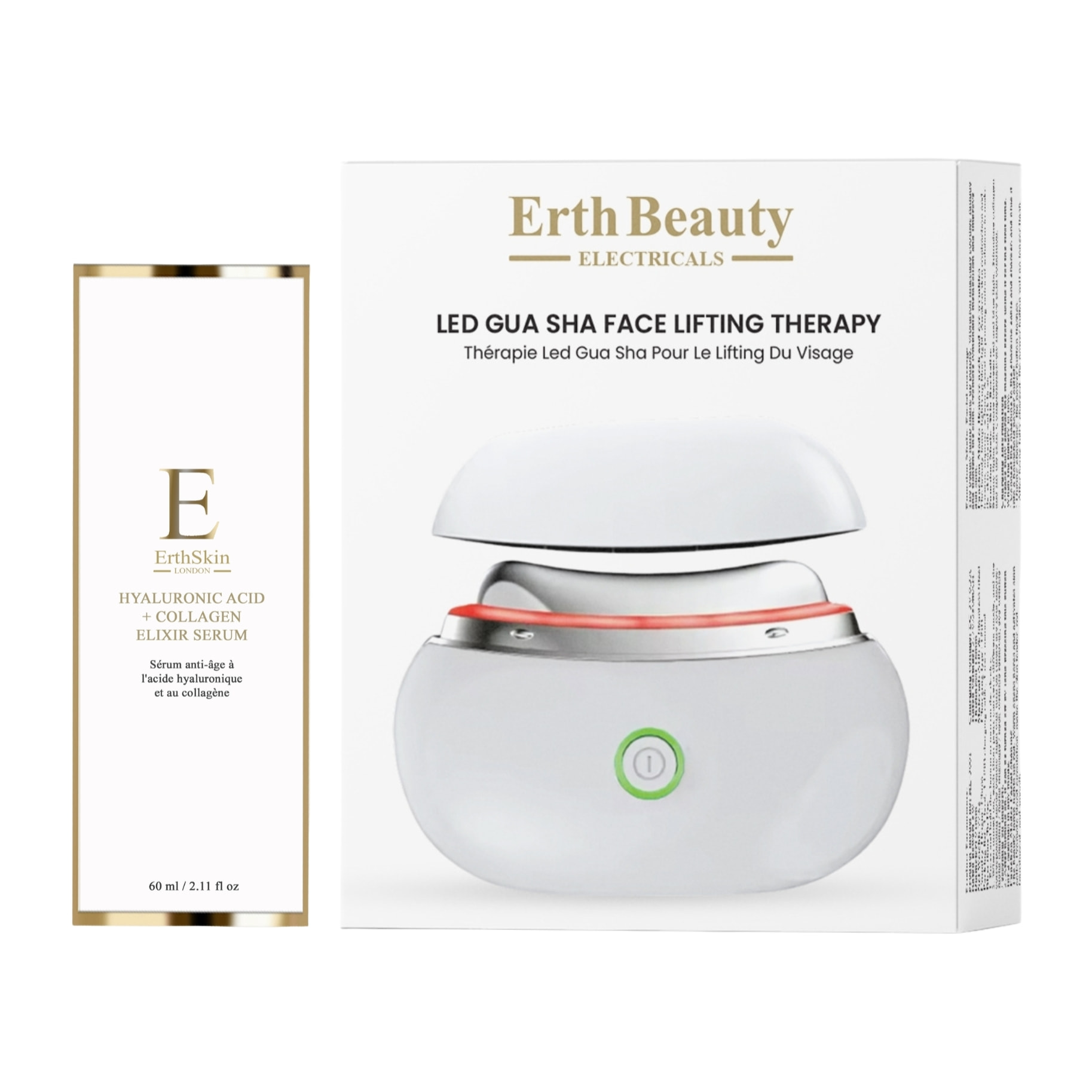 Gua Sha LED + Sérum Colágeno 60 ml