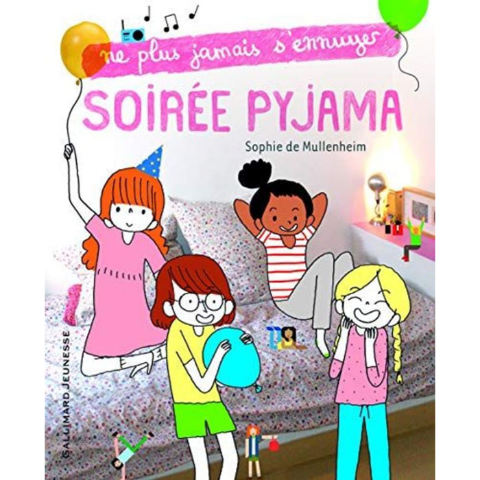 Mullenheim,Sophie de | Soirée pyjama - Ne plus jamais s'ennuyer - De 7 à 12 ans | Livre d'occasion