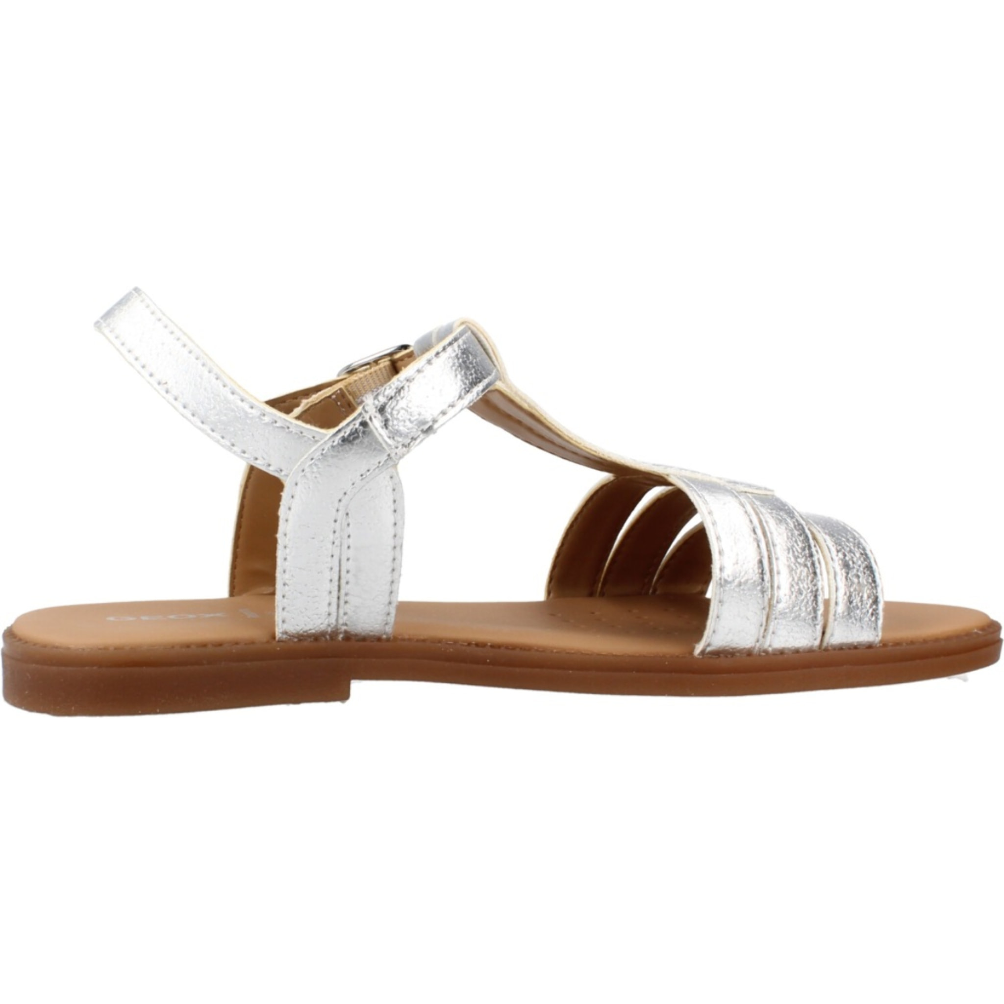 Sandalias Niña de la marca GEOX  modelo J SANDAL KARLY PLATA