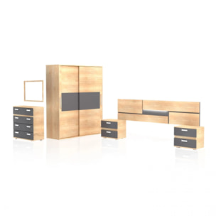 Dormitorio Ataneq Pure 4C Plus Cambria - Grafito