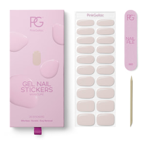 Stickers gel - 0015 Romantic Chrome