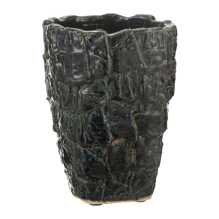 J-Line vase Aoki - céramique - vert petrol - medium