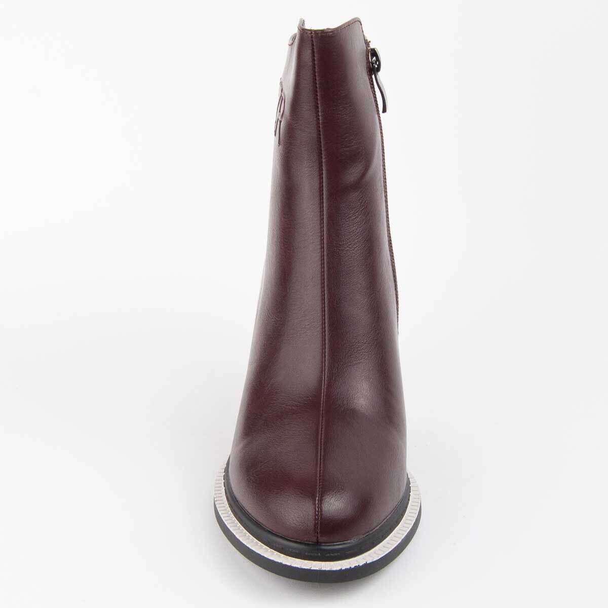 Botín De Tacón - Negro - Altura: 8 Cm