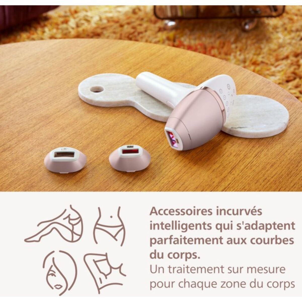 Epilateur lumière pulsée PHILIPS IPL BRI955/01