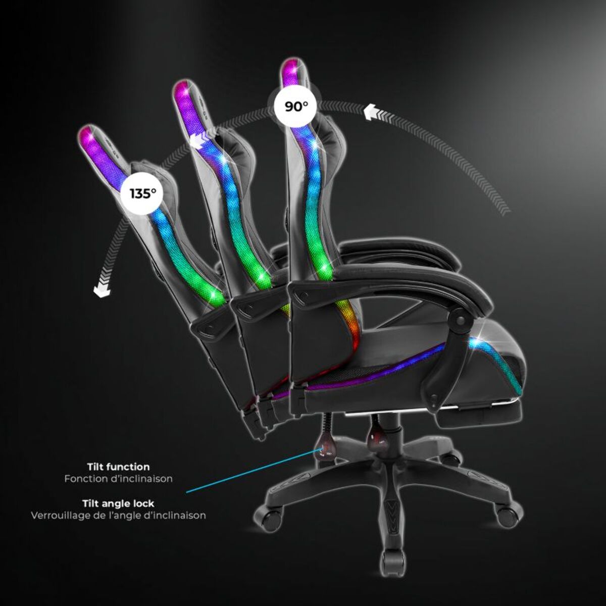 Chaise gaming SPIRIT OF GAMER SIRIUS