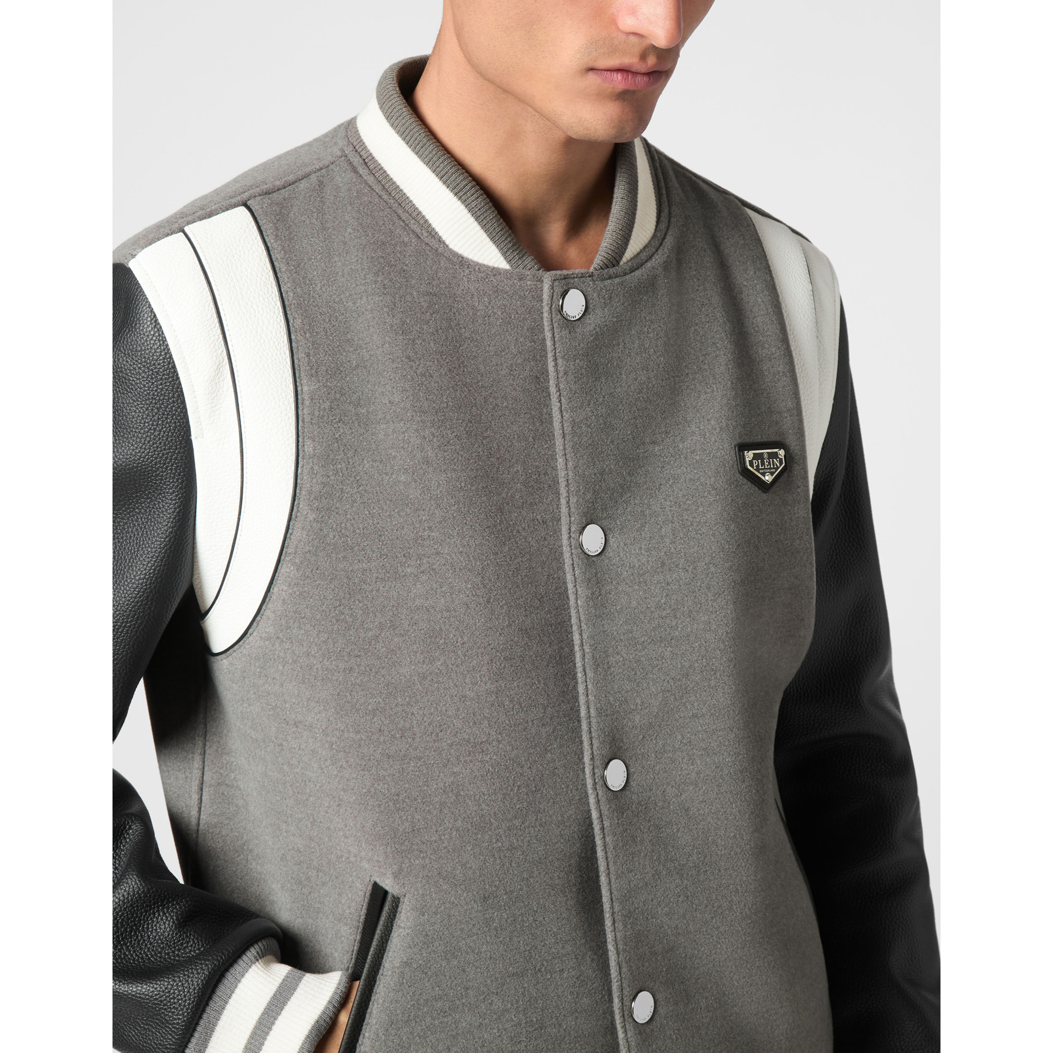 PHILIPP PLEIN Bomber in pelle