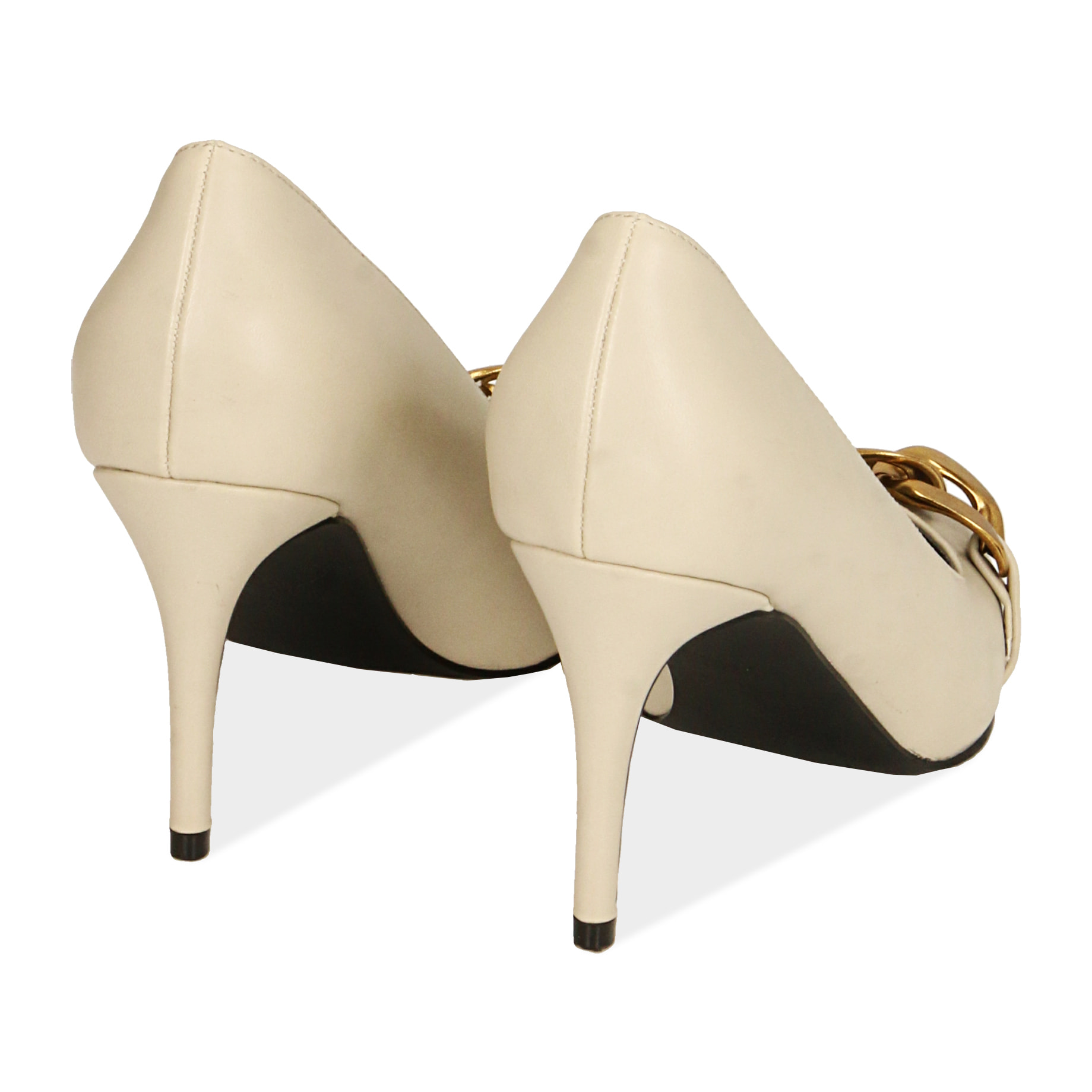 Décolleté panna, tacco 8 cm