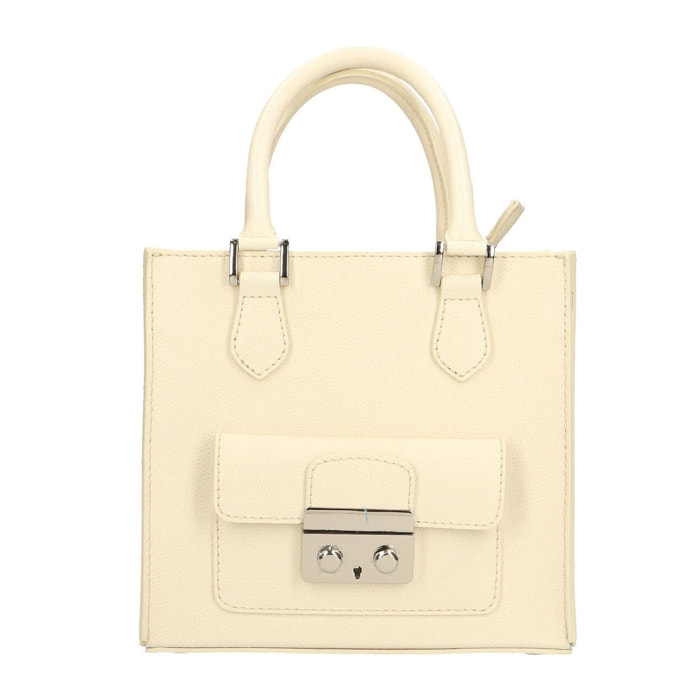 Borsa a mano da donna - Modello Iolara - Vera Pelle - 21.0 x 20.0 x 10.0 cm