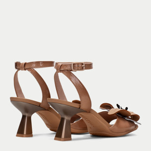 Sandalia Tacon Danielle Desert 6 cm