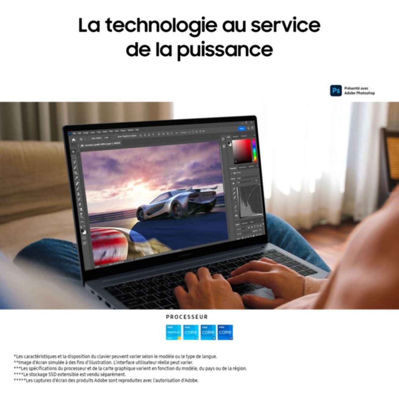 Ordinateur portable SAMSUNG Galaxy Book4 15.6' I5 16Go 256Go