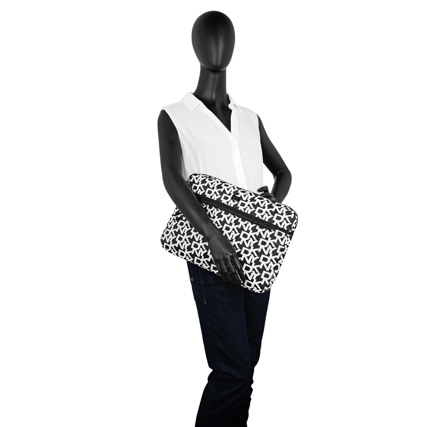 Funda Portátil Dkny Dkny-927 Laptop Case Negro-Blanco