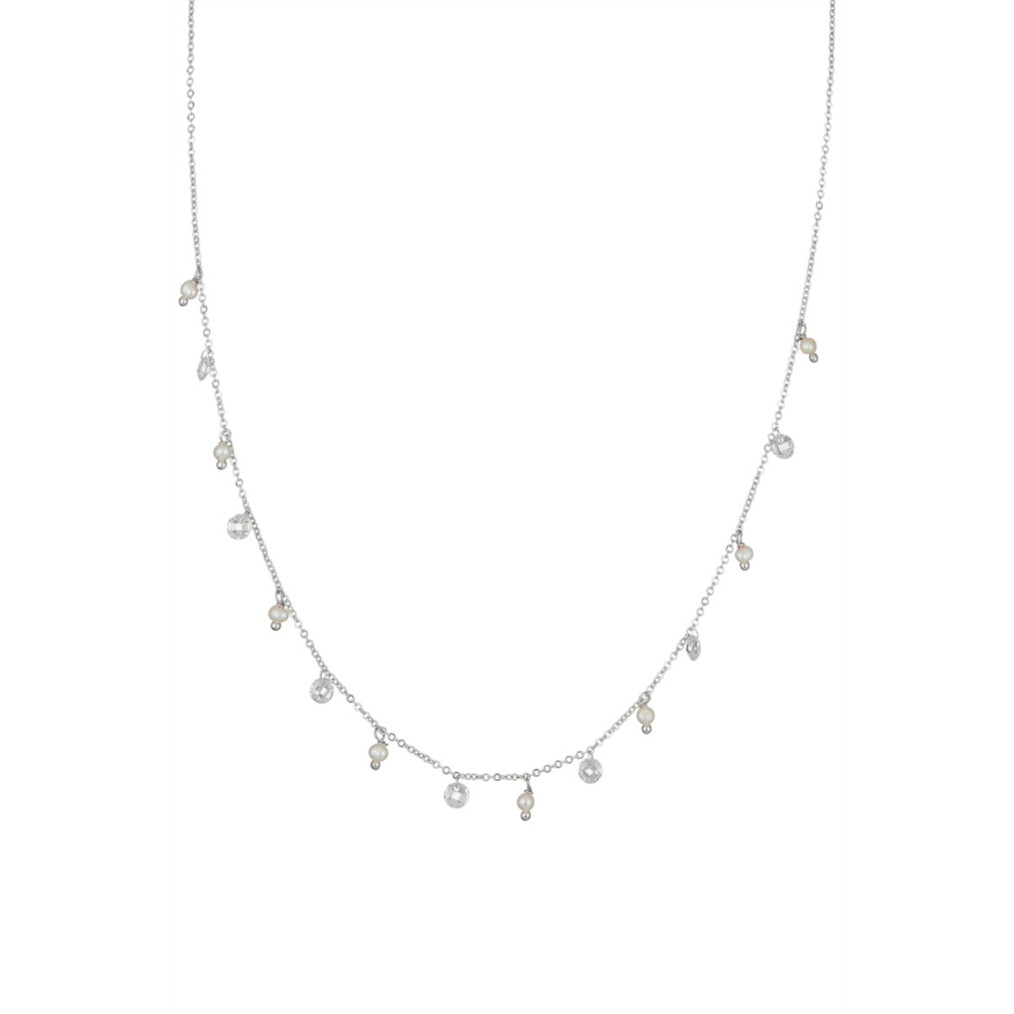Collana U.S. Polo Assn. In metallo placcato rodio