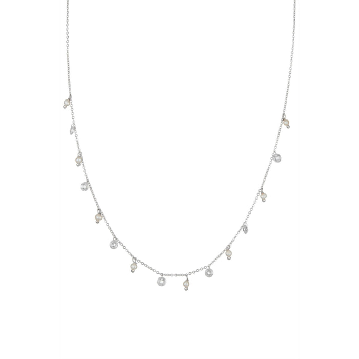 Collana U.S. Polo Assn. In metallo placcato rodio