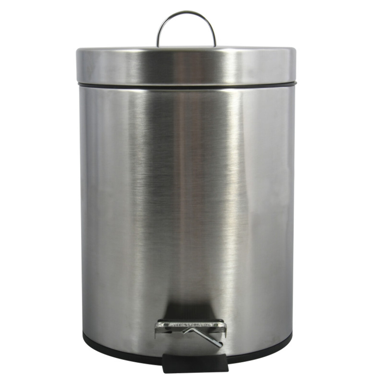 Poubelle à pédale Inox 5L Inox Satiné MSV