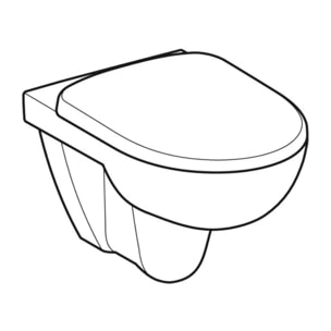 Selnova ensemble WC suspendu avec abattant, blanc (501.752.00.1)