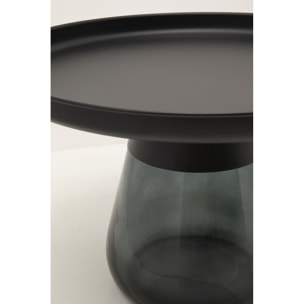 Table basse Bottiglia 60cm noire Kare Design