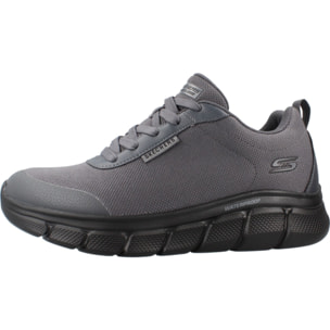Sneakers De  Hombre Bobs B Flex - Rainy Edge Gris