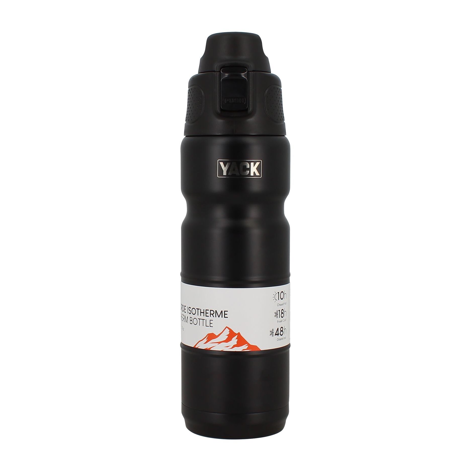 Gourde isotherme noire 50cl
