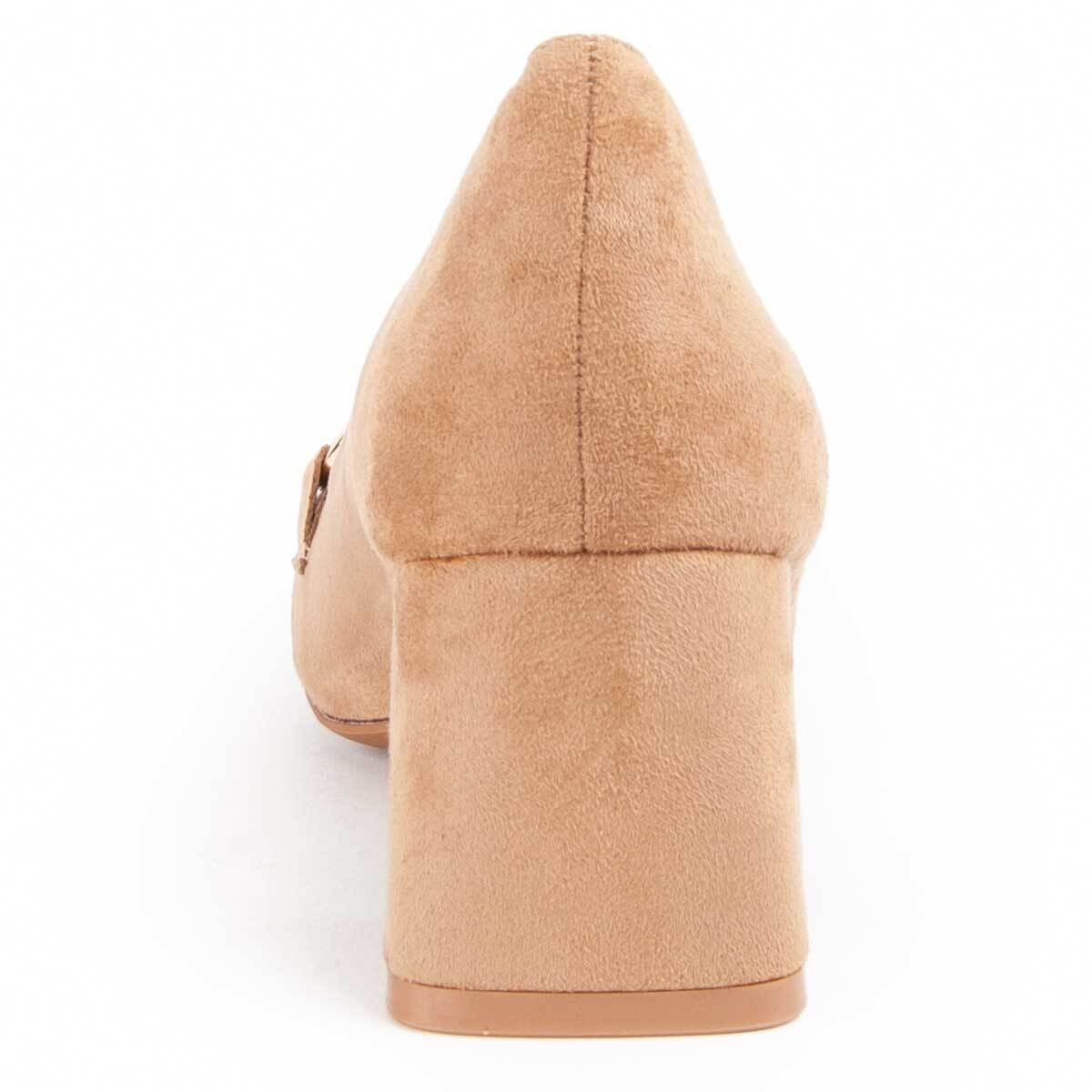 Zapato De Tacón - Marron - Altura: 6 Cm