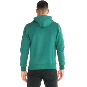 Felpa Leone uomo con cappuccio e zip Basic