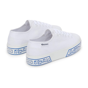 Superga - Scarpe da donna Donna Bianco - 3740 Platform Ceramic Print Leggera