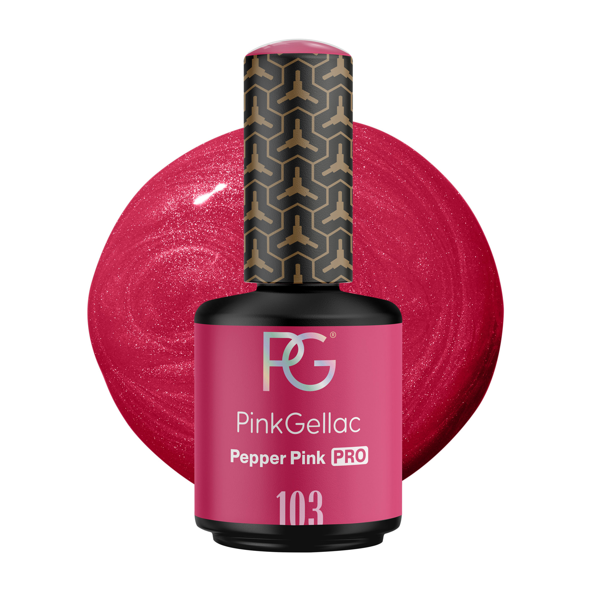 Vernis semi-permanent - 104 Passion Pink - 15 ml