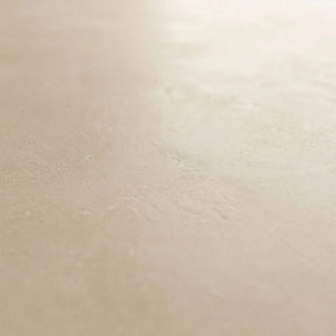 Salón con mueble de TV y estantería en gris cemento y efecto microcemento beige 200 cm Arlet Gris Cemento - Microcemento Beige