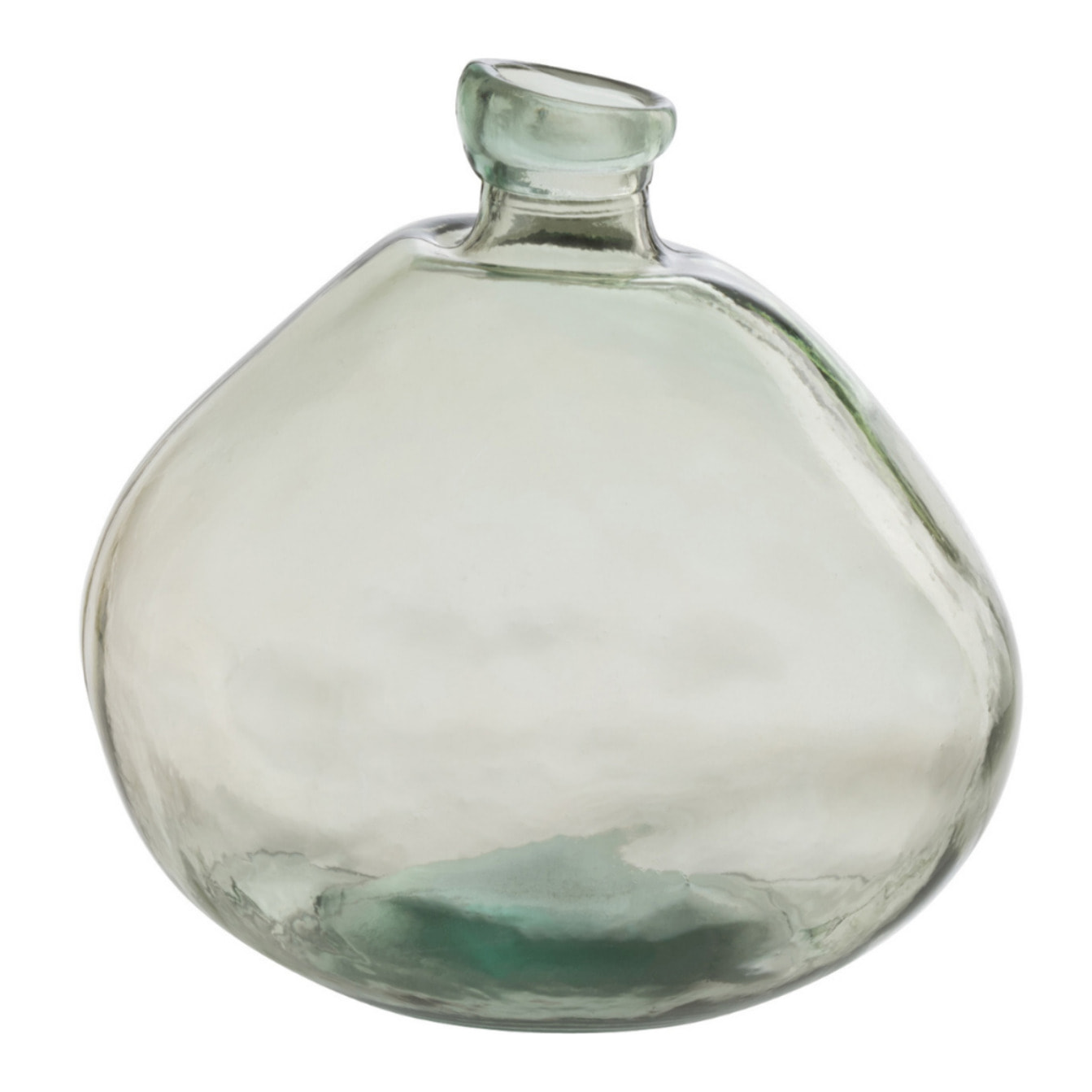 J-Line vase Laura - verre - vert d'eau - Ø 16 cm