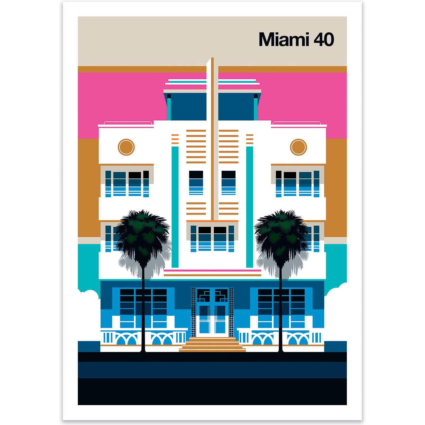 Affiche - Miami 40 - Bo Lundberg
