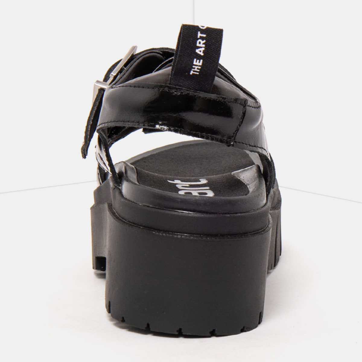 Sandalias 2041 NAPPA SHINNY BLACK / LEEDS color Black