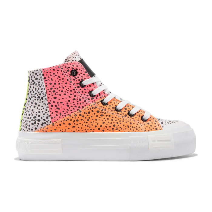 Zapatillas Altas Mujer One Way High Patch Multicolor D.Franklin