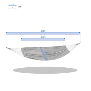 Toile de hamac double Yaqui Perle
