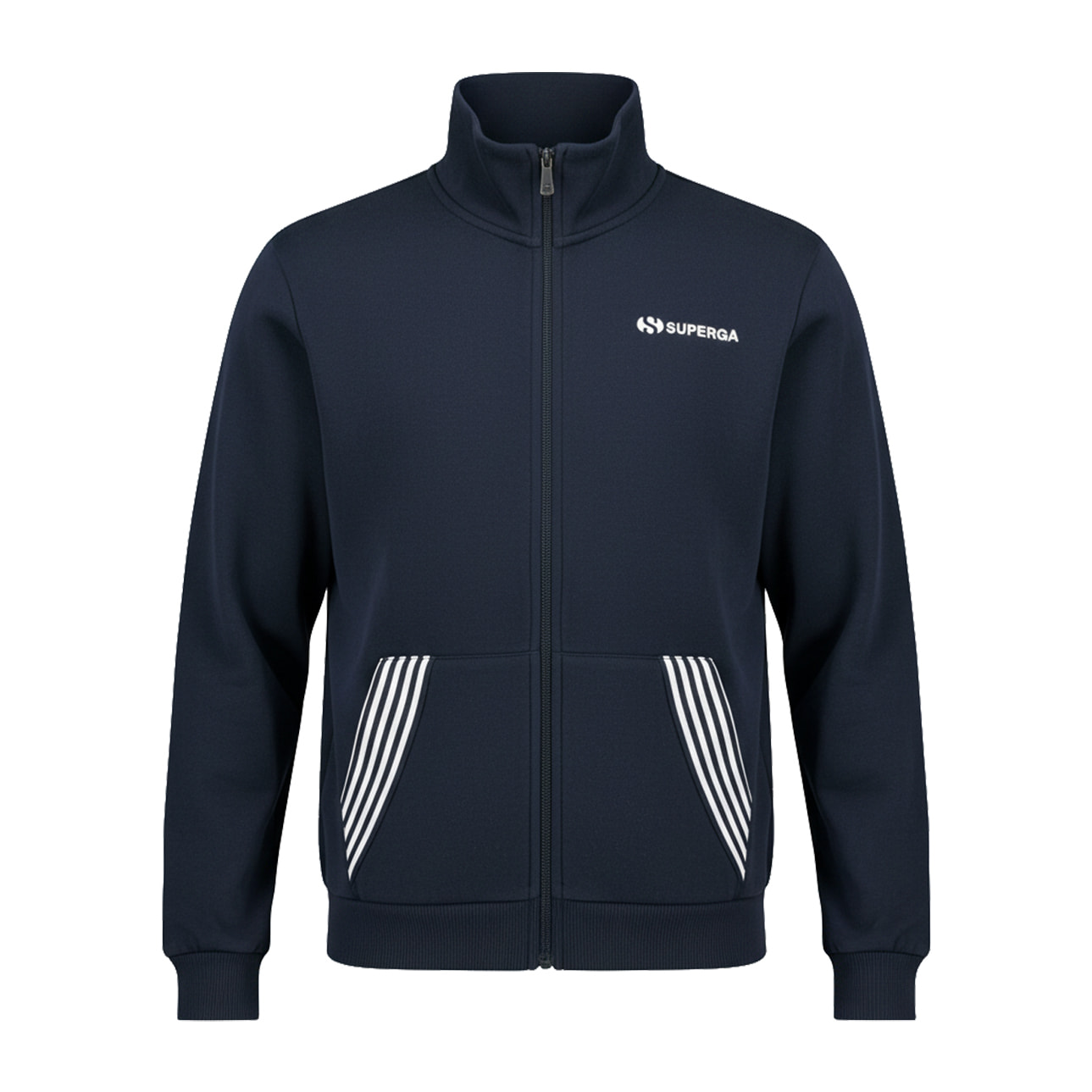 Tuta Uomo SUPERGA Cotone Felpato Full Zip