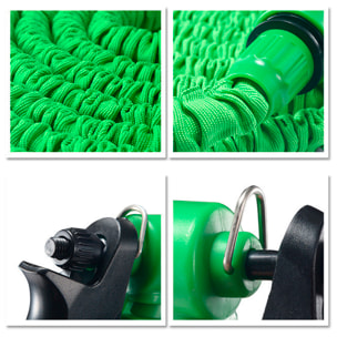 Pistola spray con 7 modalità d'uso e tubo di 30 m.