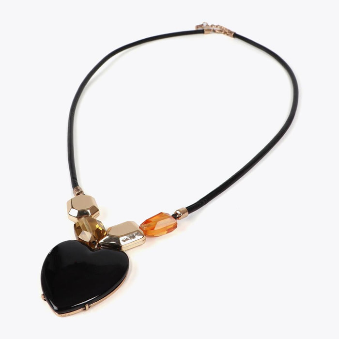 Collana Cuore Effetto Cristallo