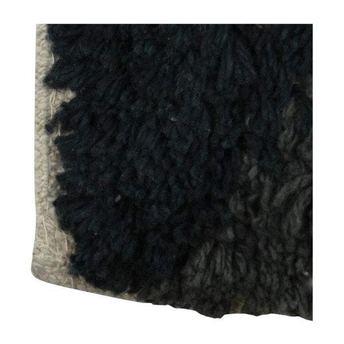 Tapis de bain Coton 50x80Cm CALULA Noir &Gris MSV