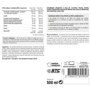 Kill Fit Concentré - Boisson Brûle-Graisses - Déstockage des graisses de réserve - Flacon 500ml - Coût Cola