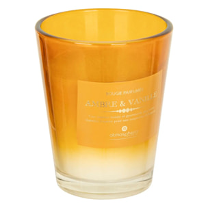 Bougie parfumée Alma 270g pot verre ambre