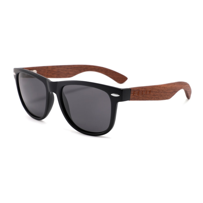 Gafas de Sol Feler 1501-3 Polarizadas de Madera Unisex 52 mm