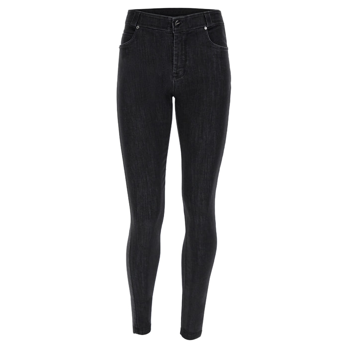 Jeans skinny vita regular in denim sostenibile