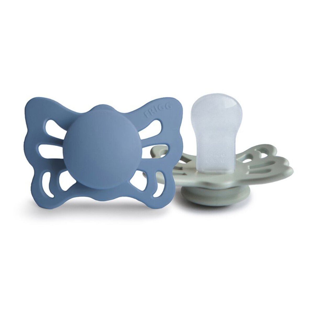 Frigg Pack 2 Chupetes Anat. Silicona Butterfly