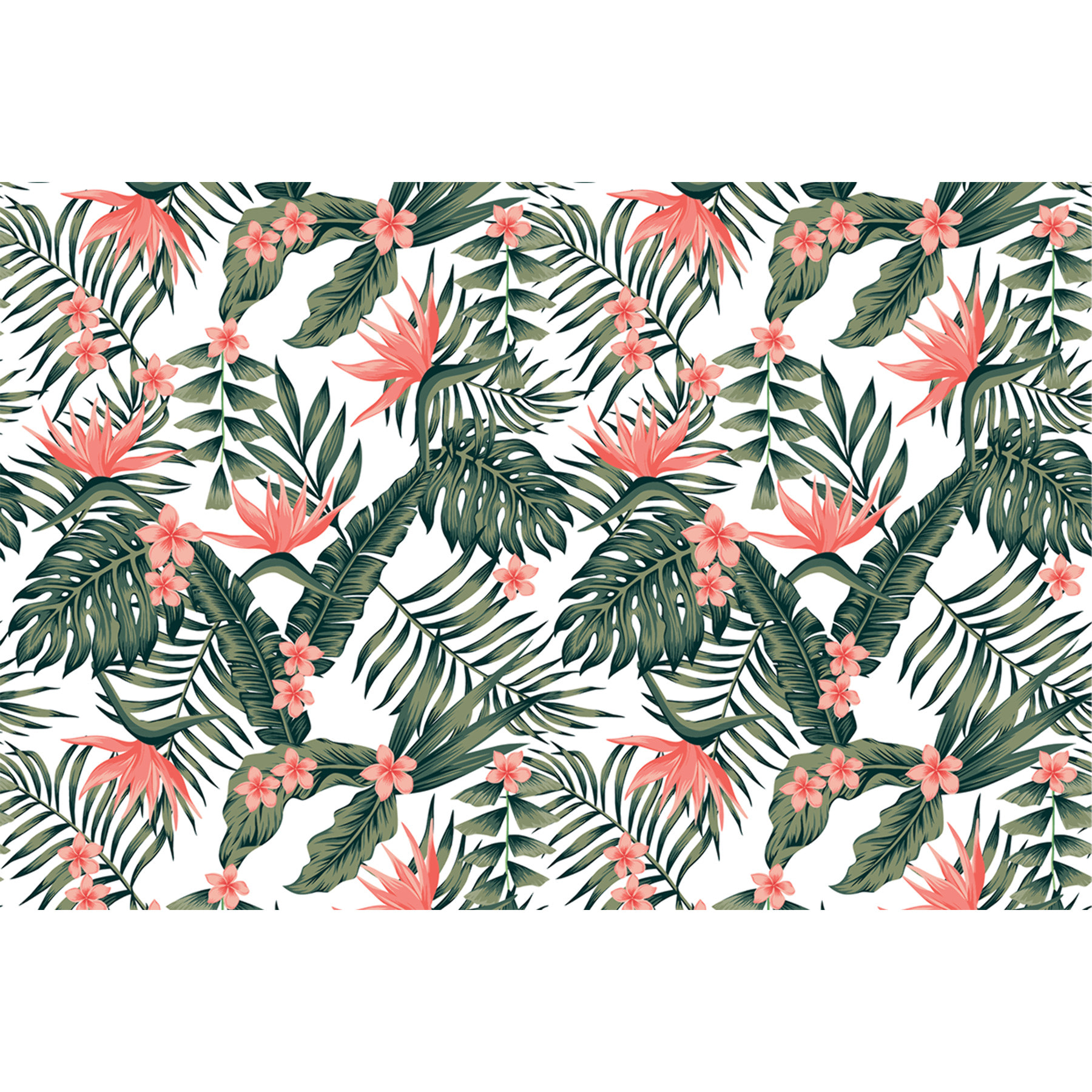 Sticker meuble tropical Fatu-Hiva 40 x 60 cm