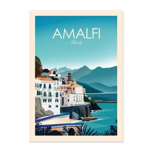 Art-Poster - Amalfi Italy - Studio Inception - 50 x 70 cm