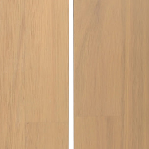 Table de jardin "Axiome" eucalyptus & blanc 8 places