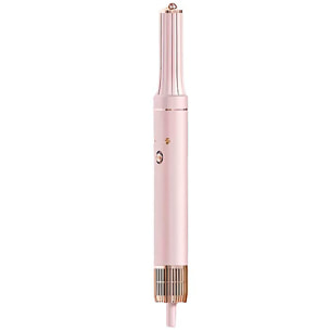 Estación profesional de belleza capilar iónica 5 en 1: secador, rizador, alisador. Gran potencia de 1300W, 3 temperaturas y 3 velocidades.