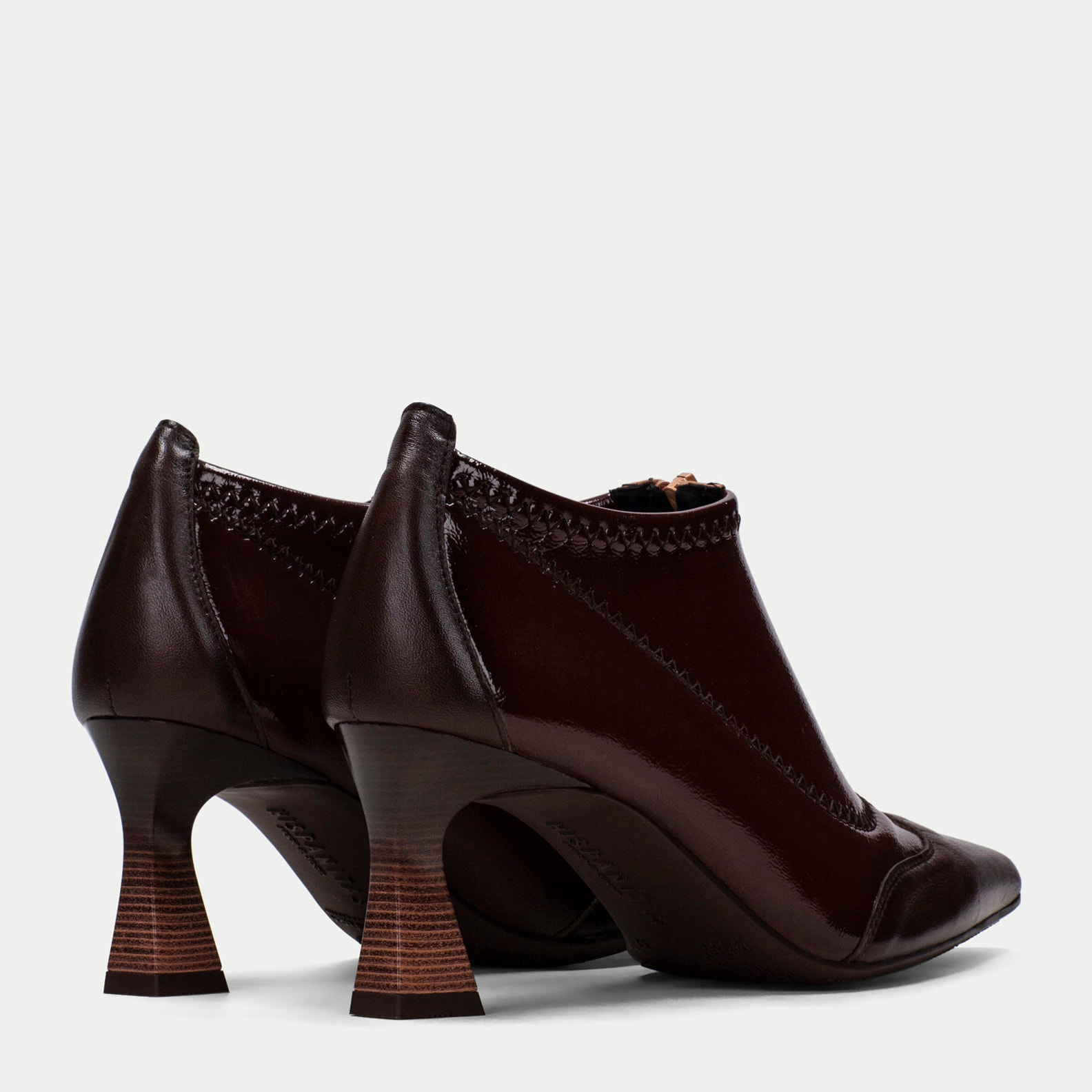 Abotinado Dalia Marrón 6,5 cm