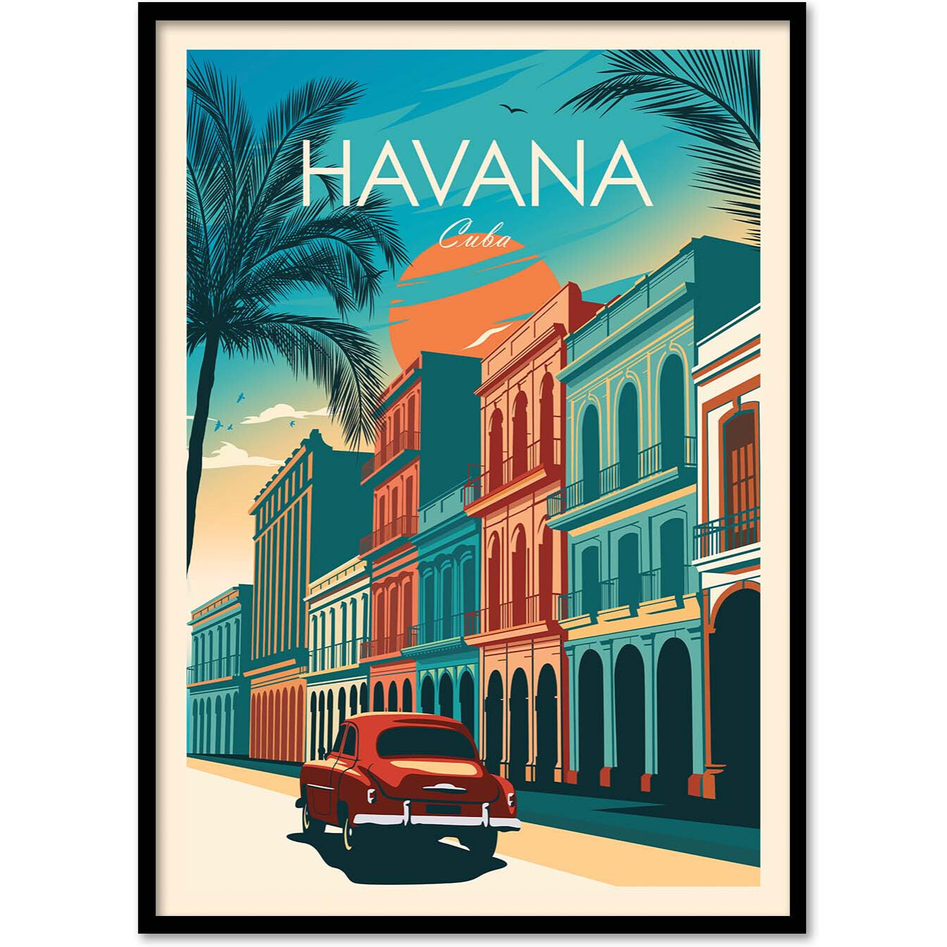 Affiche - Havana Cuba - Studio Inception