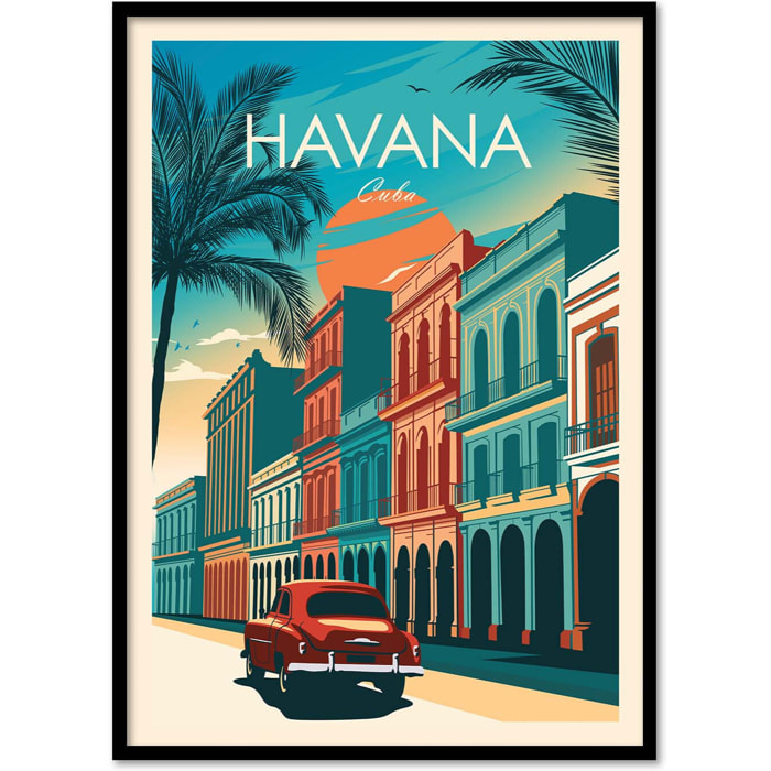 Affiche - Havana Cuba - Studio Inception